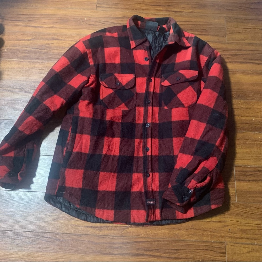 Dickies Red and Black Checkered Jacket